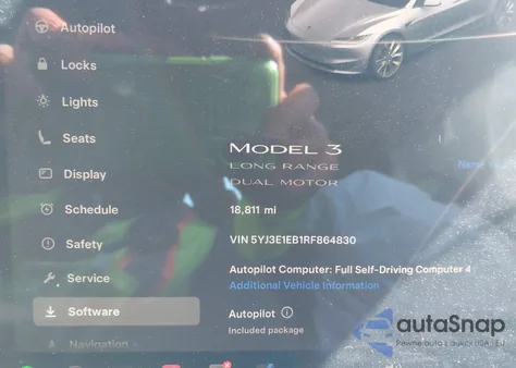 2024 Tesla Model 3 Long Range Dual Motor All-Wheel Drive из США, поврежденный, VIN 5YJ3E1EB1RF864830